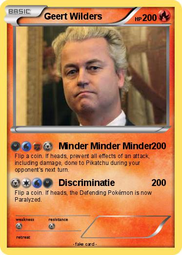 Pokemon Geert Wilders