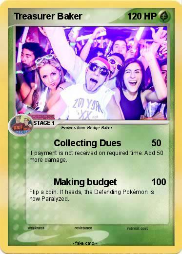 Pokemon Treasurer Baker