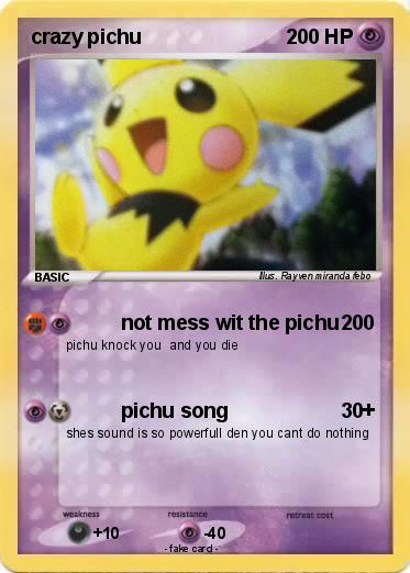 Pokemon crazy pichu