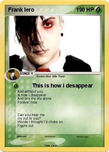 Pokemon Frank Iero