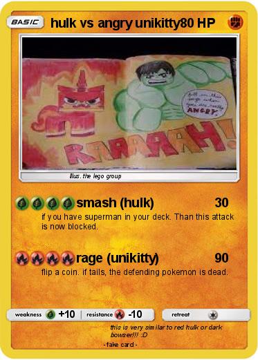 Pokemon hulk vs angry unikitty