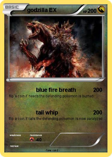 Pokemon godzilla EX