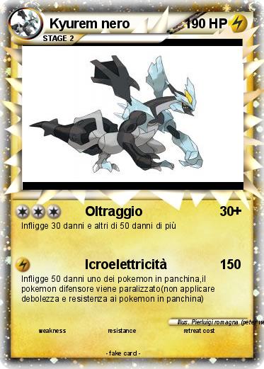 Pokemon Kyurem nero