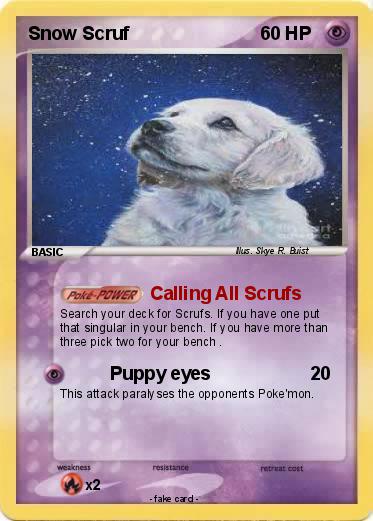 Pokemon Snow Scruf