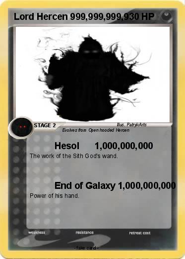 Pokemon Lord Hercen 999,999,999,9
