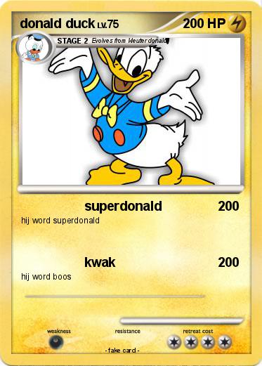 Pokemon donald duck