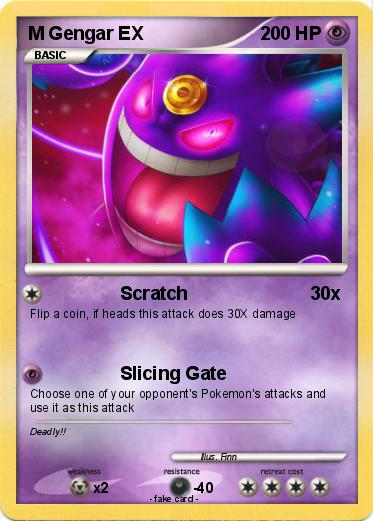 Pokemon M Gengar EX