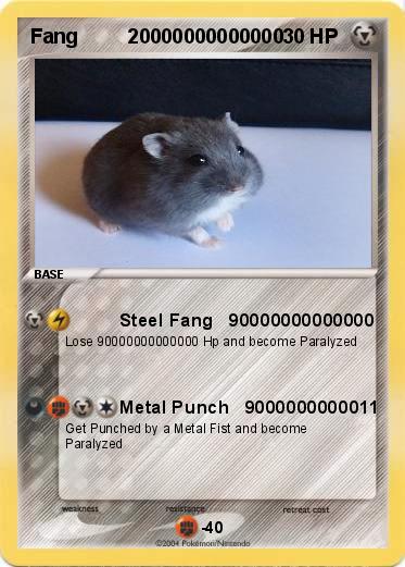 Pokemon Fang         20000000000000 