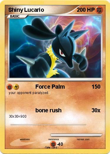 Pokemon Shiny Lucario