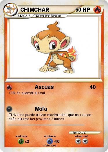 Pokemon CHIMCHAR