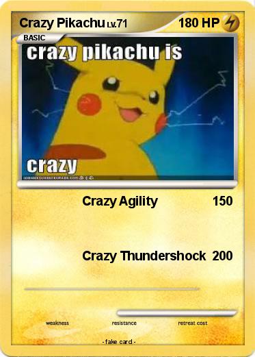 Pokemon Crazy Pikachu