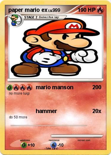 Pokemon paper mario ex