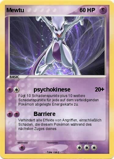 Pokemon Mewtu