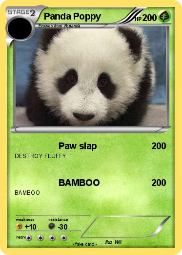 Pokemon Panda Poppy
