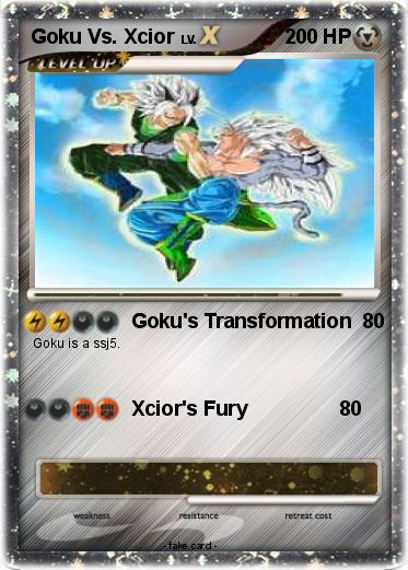 Pokemon Goku Vs. Xcior