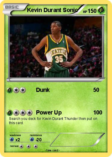 Pokemon Kevin Durant Sonic