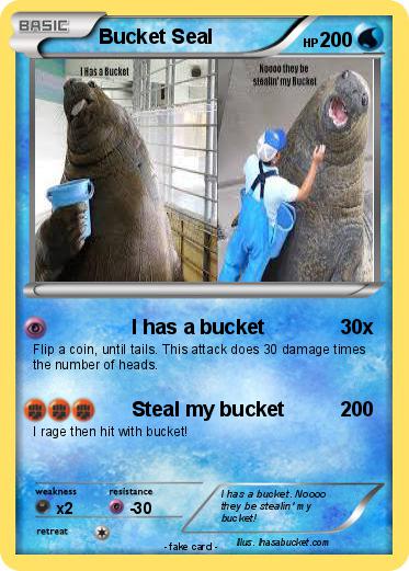 Pokemon Bucket Seal