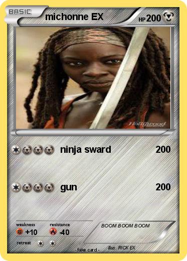 Pokemon michonne EX