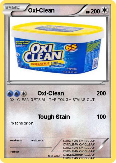Pokemon Oxi-Clean