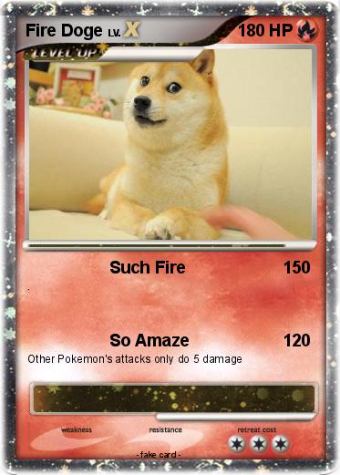 Pokemon Fire Doge
