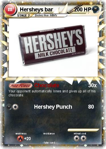 Pokemon Hersheys bar