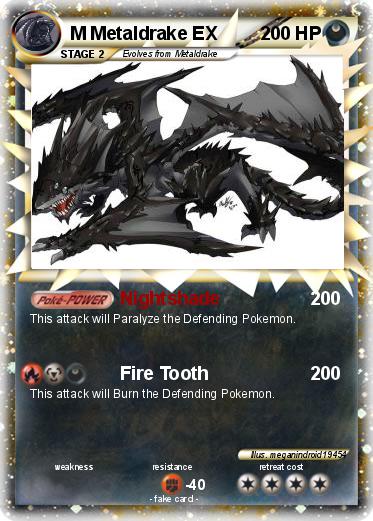Pokemon M Metaldrake EX