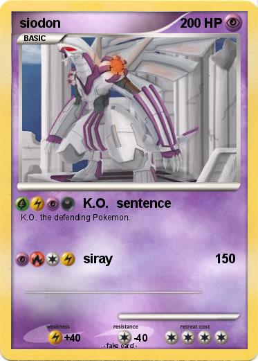 Pokemon siodon
