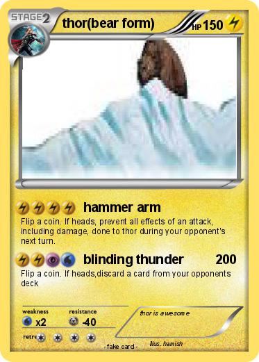 Pokemon thor(bear form)