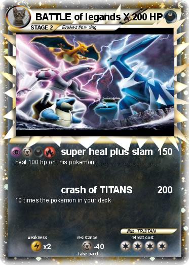 Pokemon BATTLE of legands X