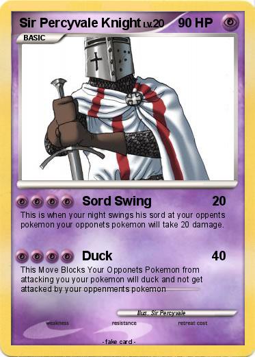 Pokemon Sir Percyvale Knight