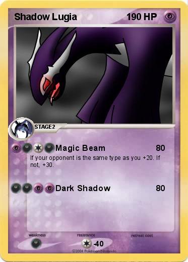 Pokemon Shadow Lugia                   1