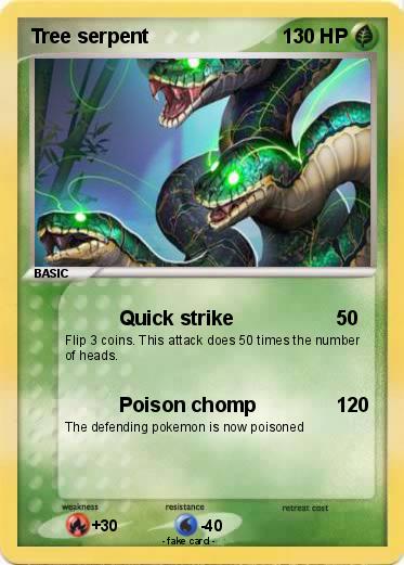Pokemon Tree serpent