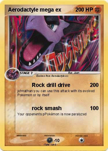 Pokemon Aerodactyle mega ex