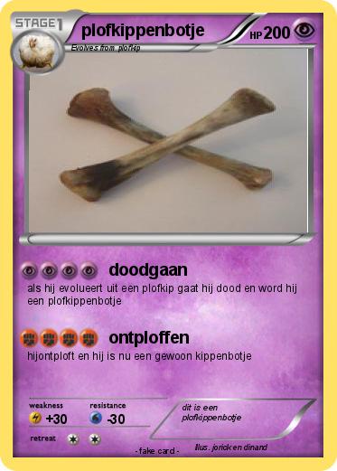 Pokemon plofkippenbotje