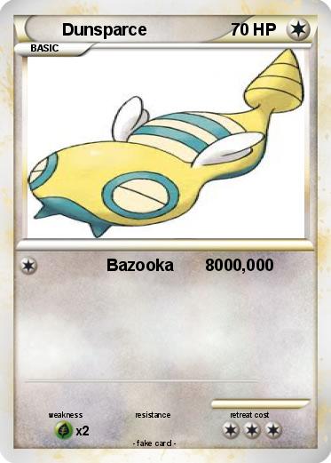 Pokemon Dunsparce