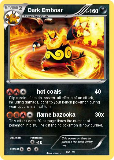 Pokemon Dark Emboar