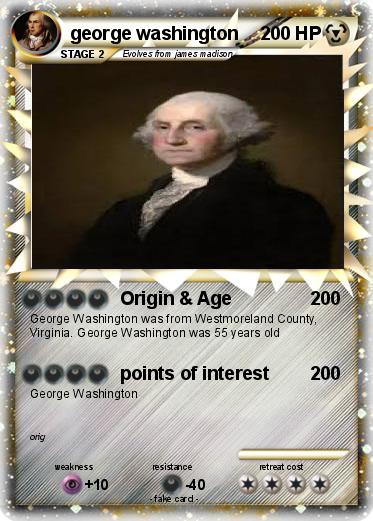 Pokemon george washington