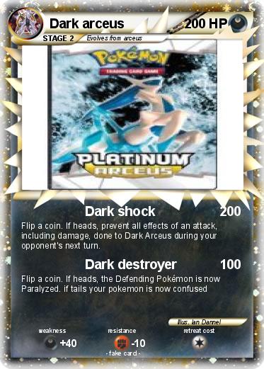 Pokemon Dark arceus