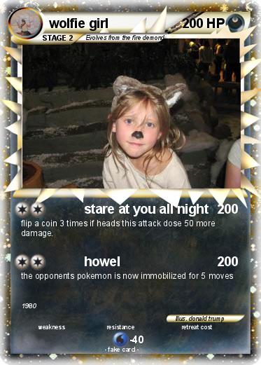 Pokemon wolfie girl