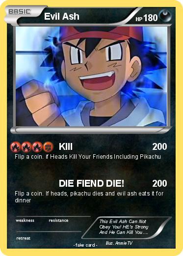 Pokemon Evil Ash