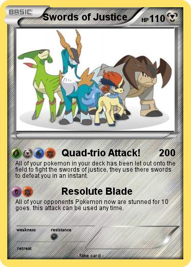 Pokemon Swords of Justice