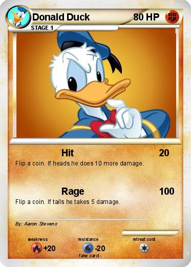 Pokemon Donald Duck