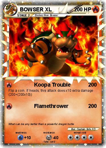 Pokemon BOWSER XL