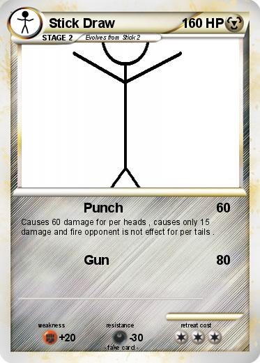 Pokemon Stick Draw