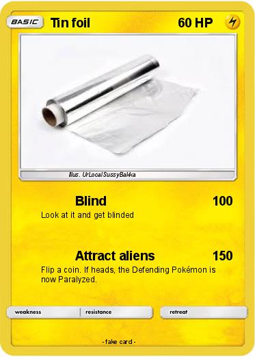 Pokemon Tin foil