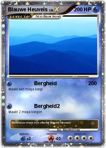 Pokemon Blauwe Heuvels