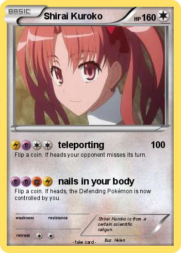 Pokemon Shirai Kuroko