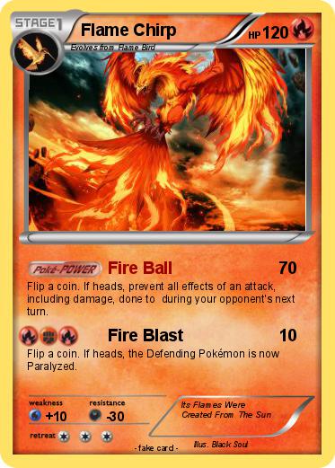 Pokemon Flame Chirp