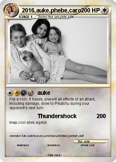 Pokemon 2016,auke,phebe,caro