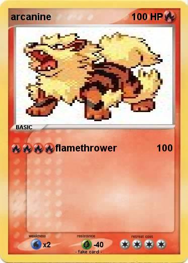 Pokemon arcanine